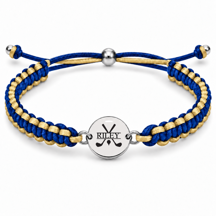 Personalized Multi Color Golf Bracelet