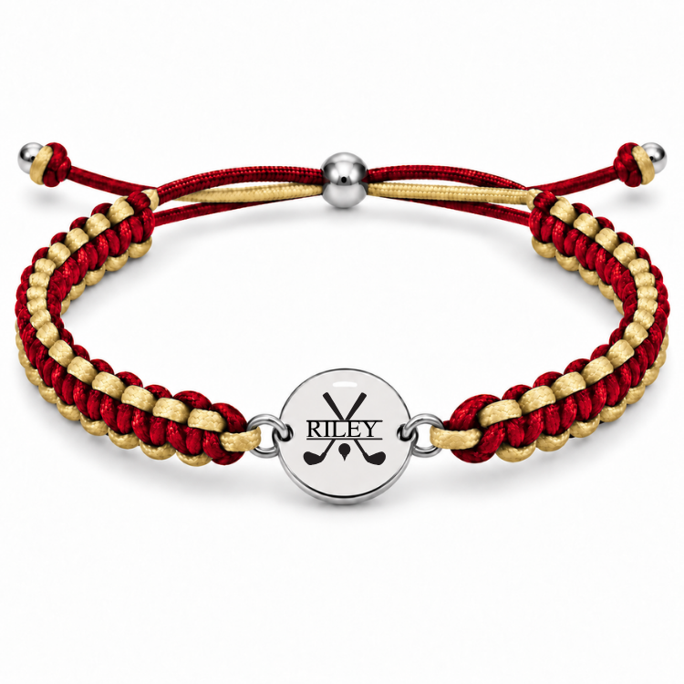 Personalized Multi Color Golf Bracelet