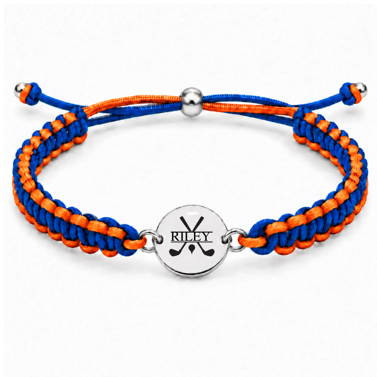 Personalized Multi Color Golf Bracelet
