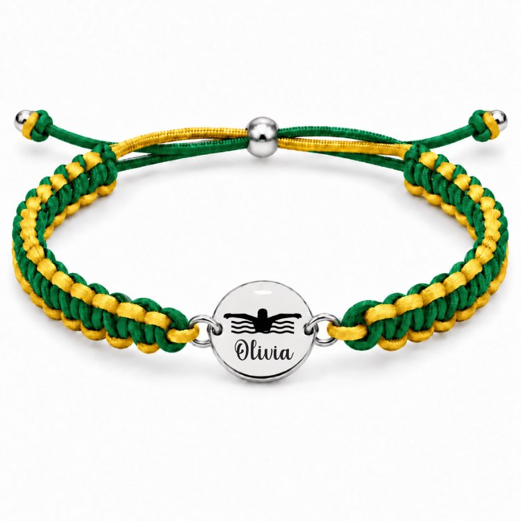 Personalized Multi Color Swimming Bracelet