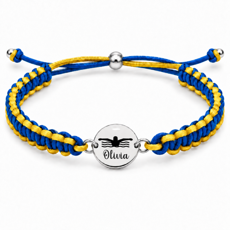 Personalized Multi Color Swimming Bracelet