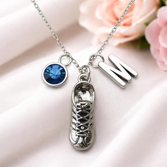 Personalized Runner Charm Necklace