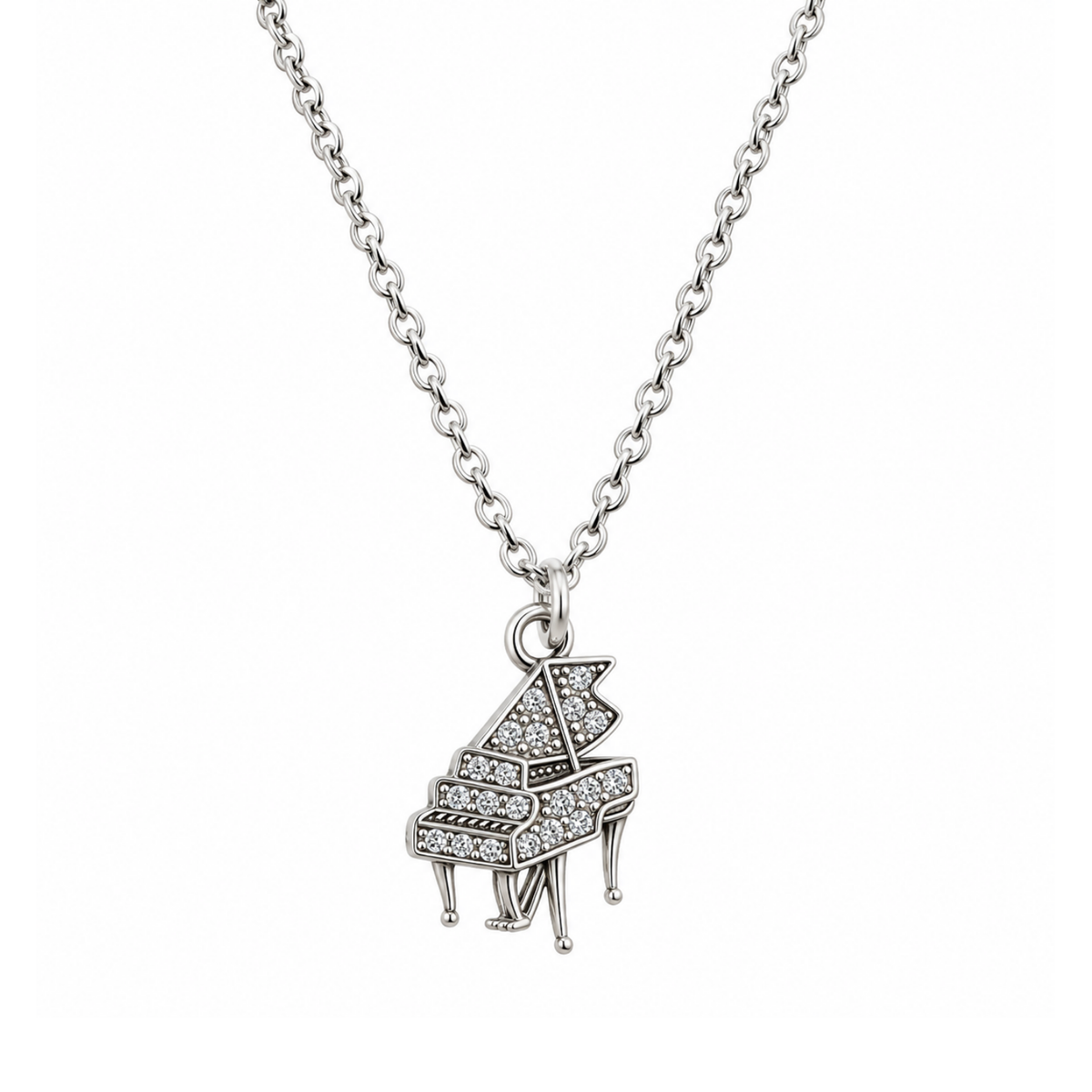 Piano Charm Necklace
