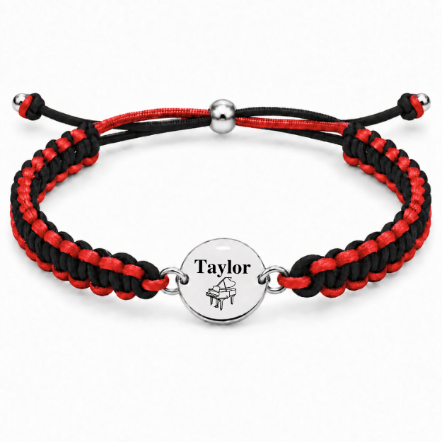 Piano Multi Colored Connector Rope Bracelet - Pick Color