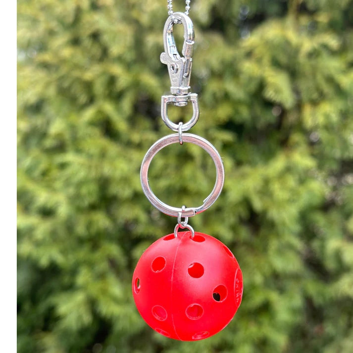 Pickleball Bag Tag - Red