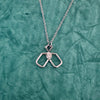 Pickleball Double Paddle Necklace