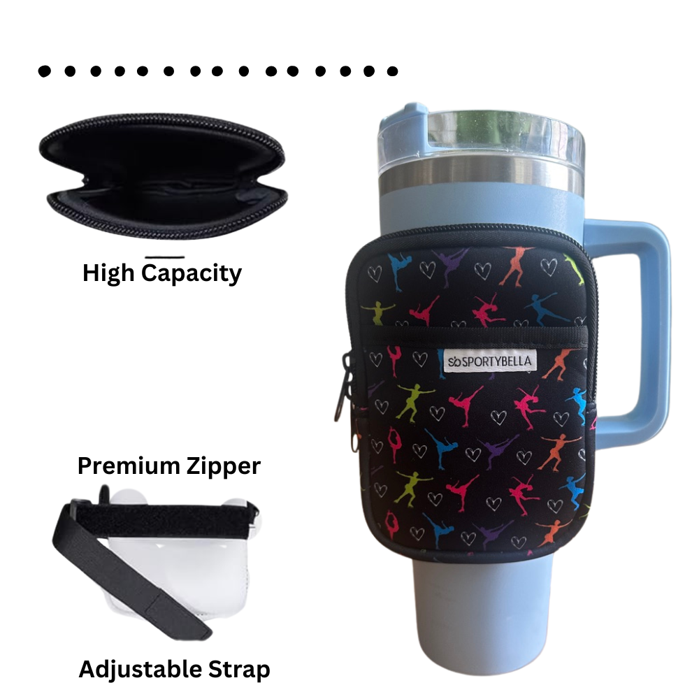 Figure Skating Water Bottle Pouch