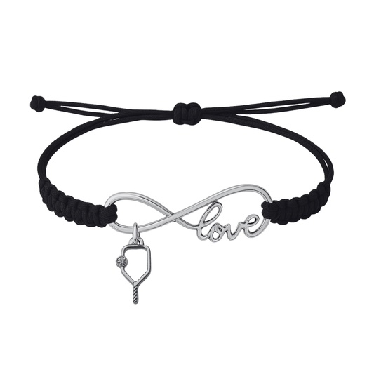 Pickleball Love Infinity Rope Bracelet