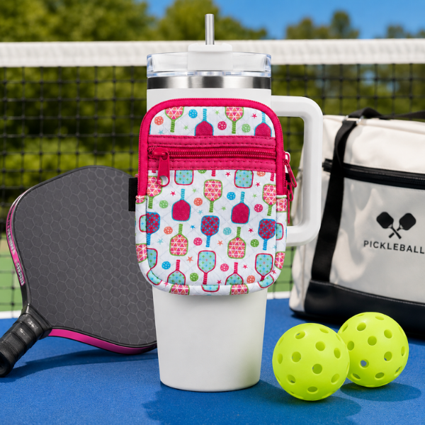Pickleball Paddle Water Bottle Pouch