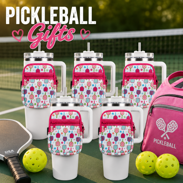Pickleball Paddle Water Bottle Pouch