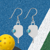 Pickleball Birthstone Earrings