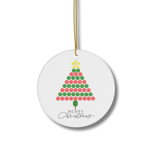 Pickleball Tree Ornament