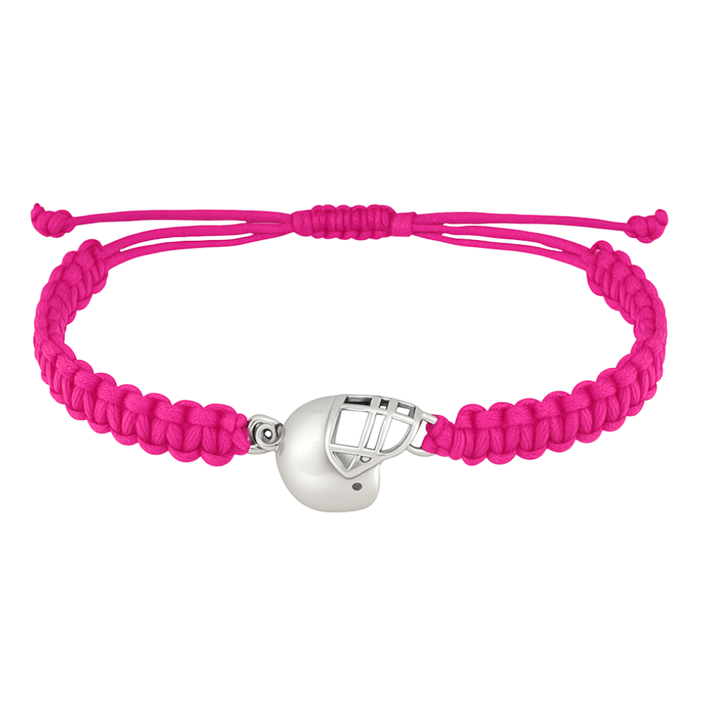 Football Helmet Rope Bracelet - Pick Color