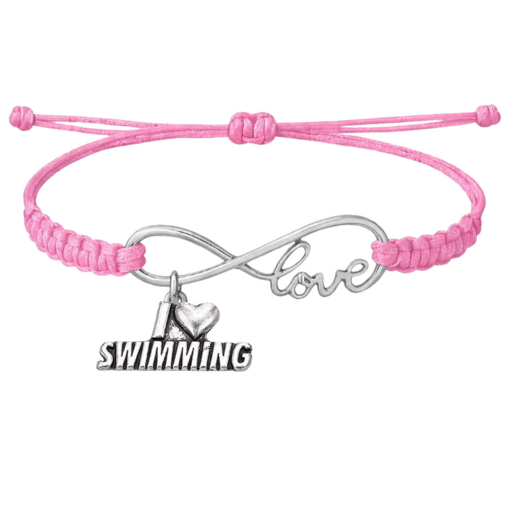 Swimming Adjustable Rope Bracelet - Pick Charm
