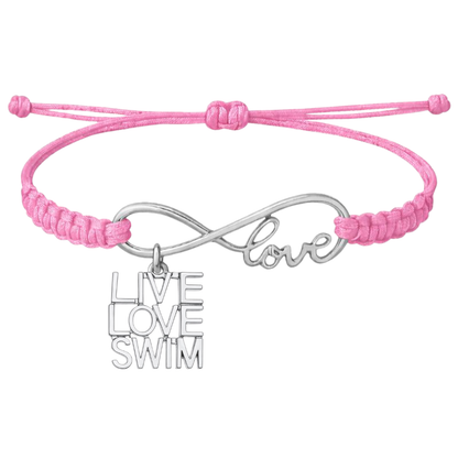 Swimming Adjustable Rope Bracelet - Pick Charm