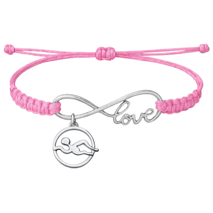 Swimming Adjustable Rope Bracelet - Pick Charm