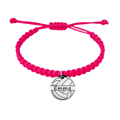 Personalized Volleyball Rope Bracelet