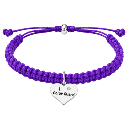 Color Guard Adjustable Rope Bracelet