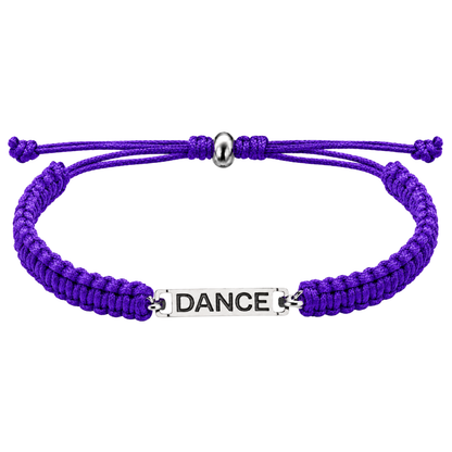 Dance Bar Adjustable Rope Bracelet
