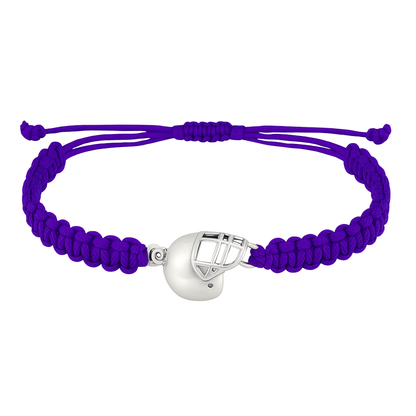 Football Helmet Rope Bracelet - Pick Color