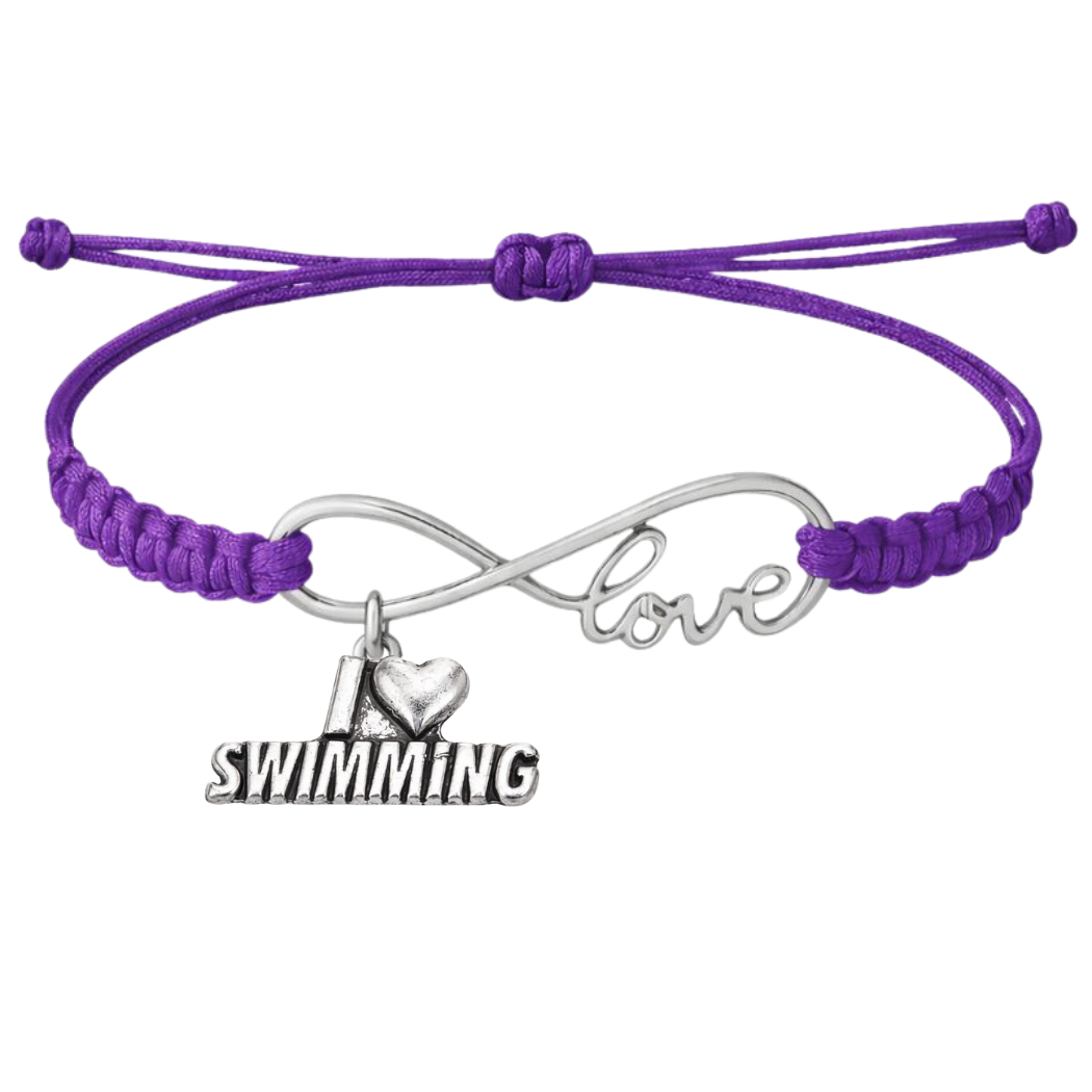 Swimming Adjustable Rope Bracelet - Pick Charm