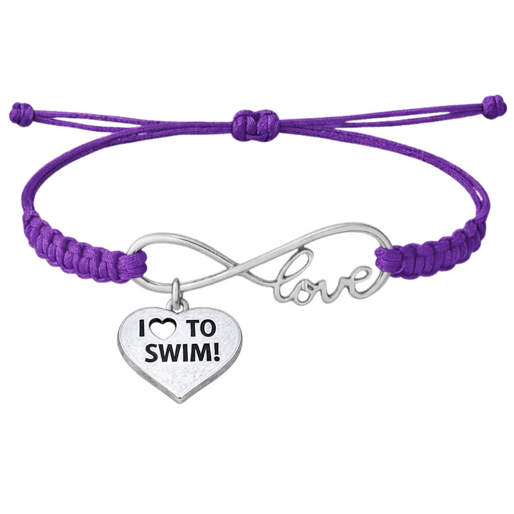 Swimming Adjustable Rope Bracelet - Pick Charm