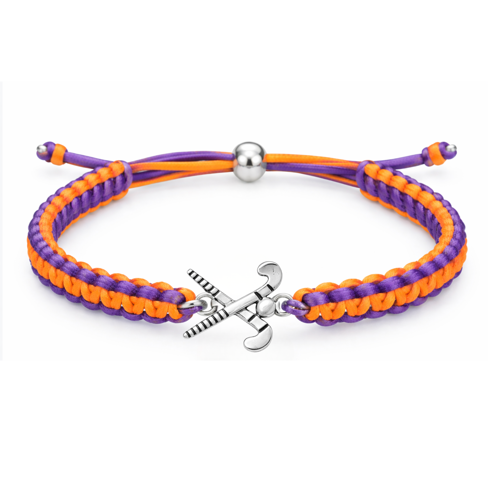 Field Hockey Multi Colored Rope Bracelet - Pick Colors