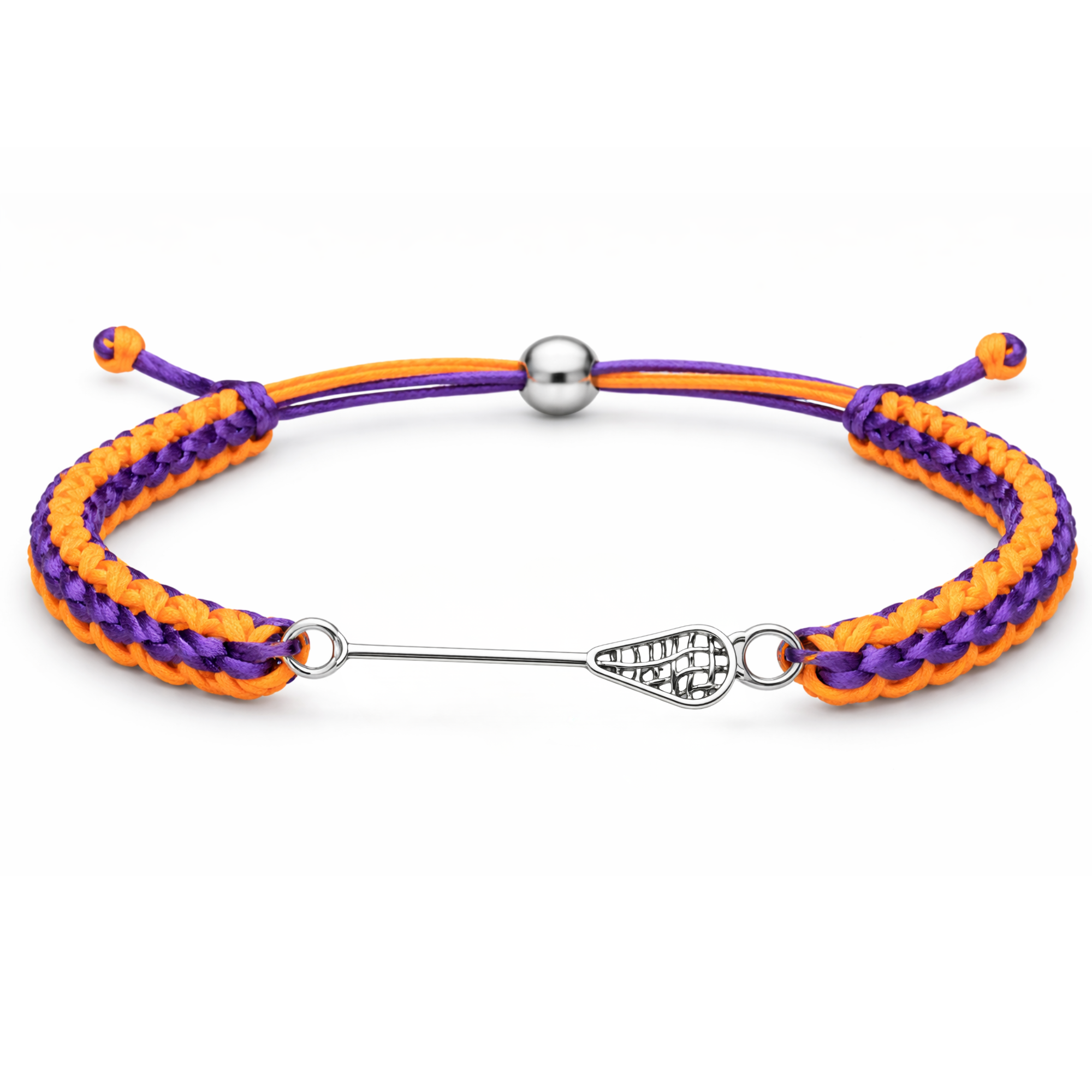 Lacrosse Multi Color Adjustable Rope Bracelet