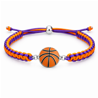 Multi Colored Basketball Rope Bracelet - Pick Color