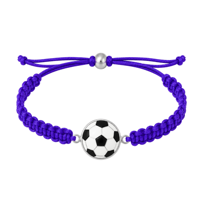 Soccer Rope Bracelet - Pick Color