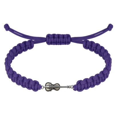 Violin Adjustable Rope Bracelet - Pick Color
