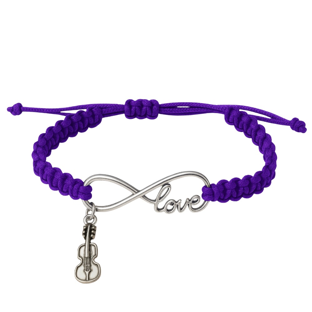 Violin Infinity Bracelet