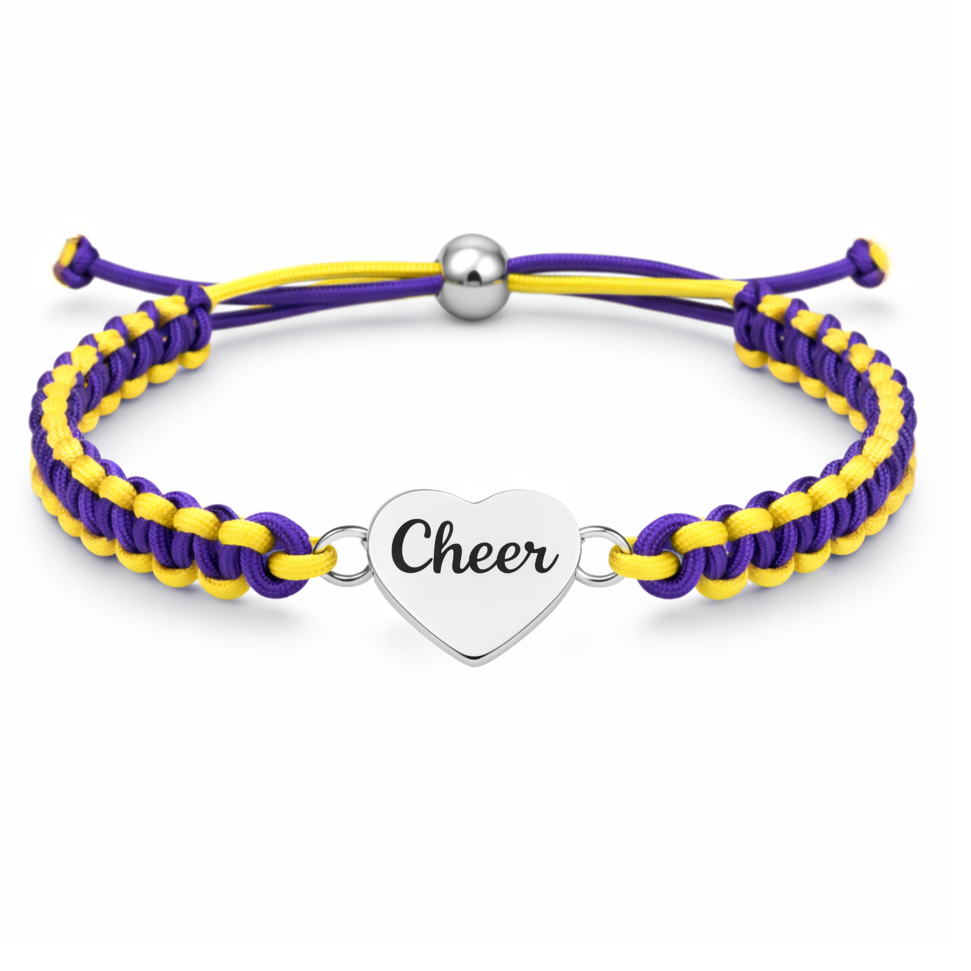 Cheer Multi Colored Rope Bracelet - Pick Colors
