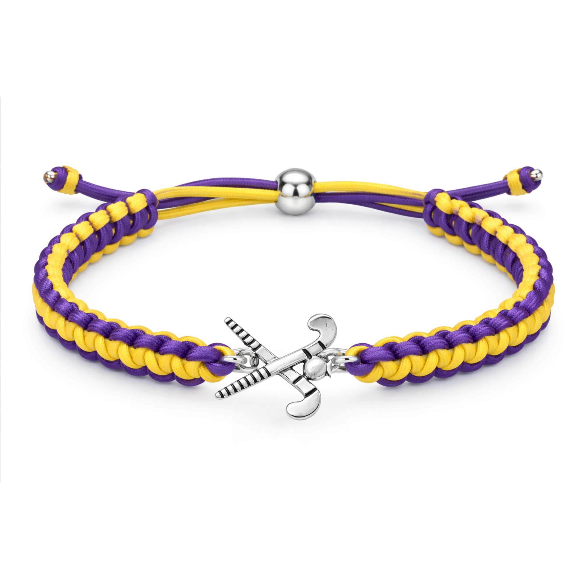 Field Hockey Multi Colored Rope Bracelet - Pick Colors