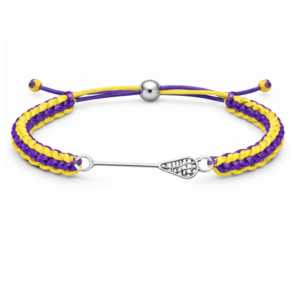 Lacrosse Multi Color Adjustable Rope Bracelet