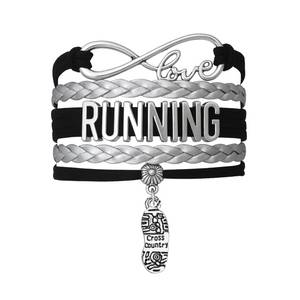 Cross Country Infinity Runner Bracelet