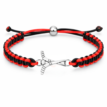 Ice Hockey Multi Colored Rope Bracelet - Pick Colors