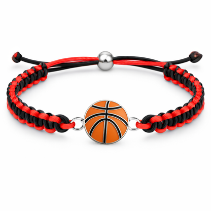 Multi Colored Basketball Rope Bracelet - Pick Color