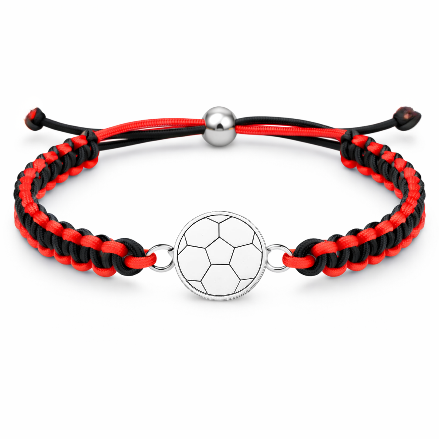 Multi Colored Soccer Bracelet - Pick Colors & Charms