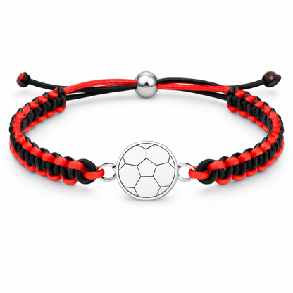 Multi Colored Soccer Bracelet - Pick Colors & Charms