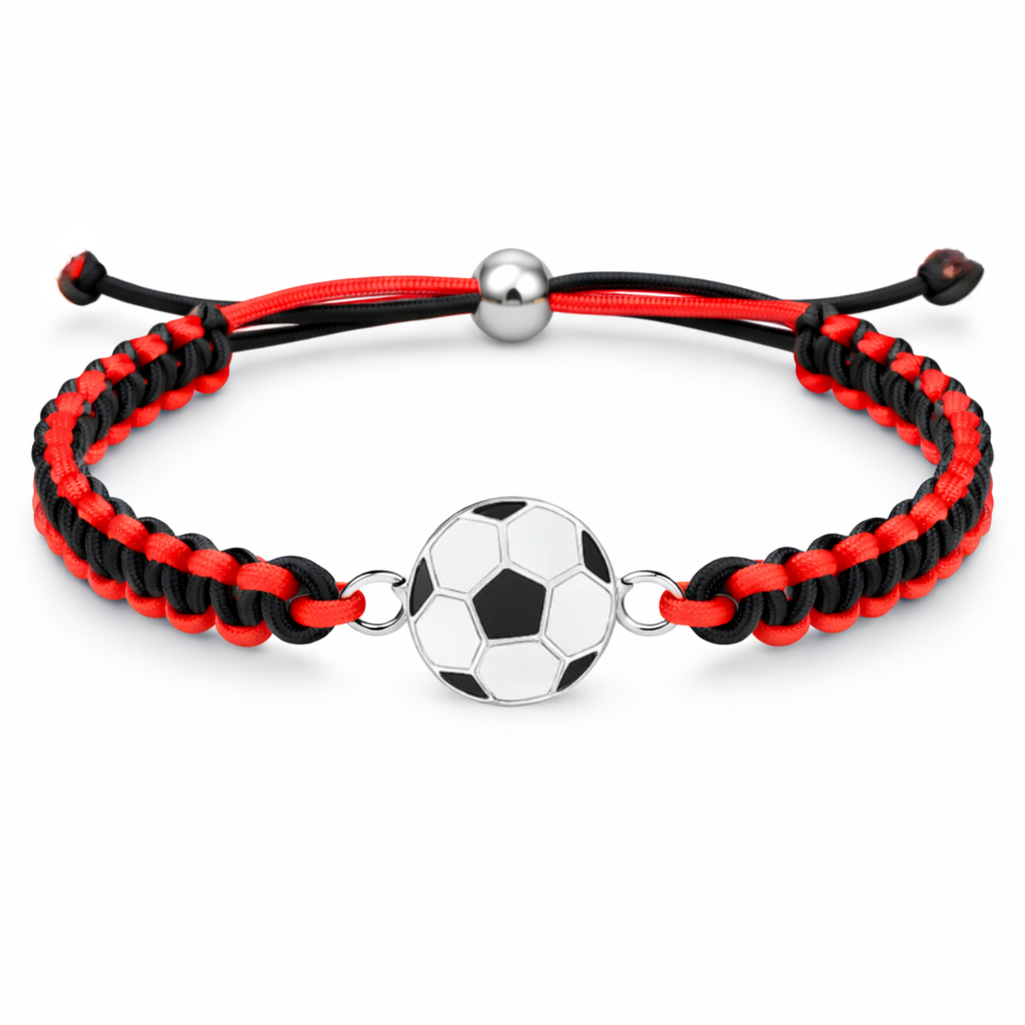 Multi Colored Soccer Bracelet - Pick Colors & Charms
