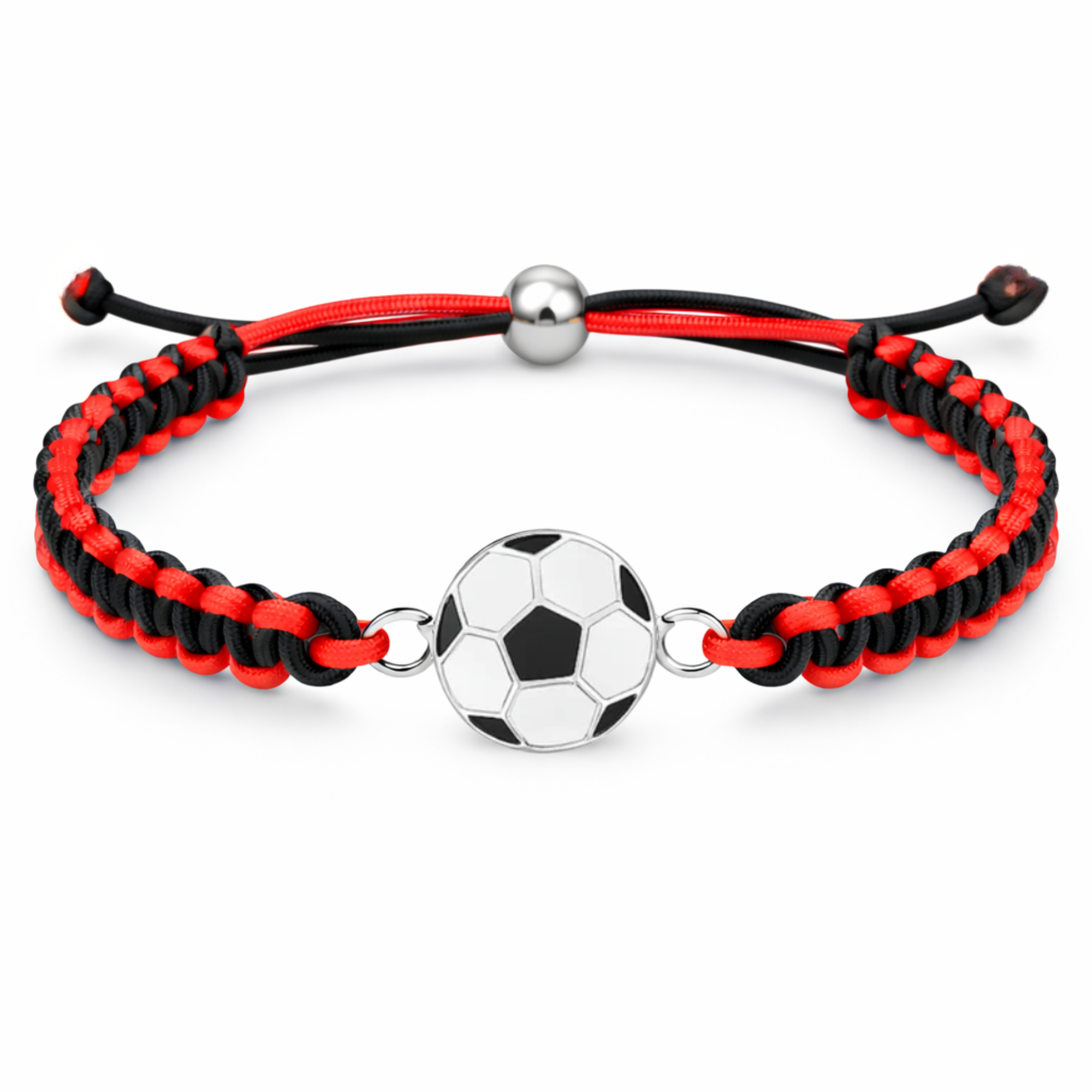 Multi Colored Soccer Bracelet - Pick Colors & Charms
