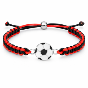 Multi Colored Soccer Bracelet - Pick Colors & Charms
