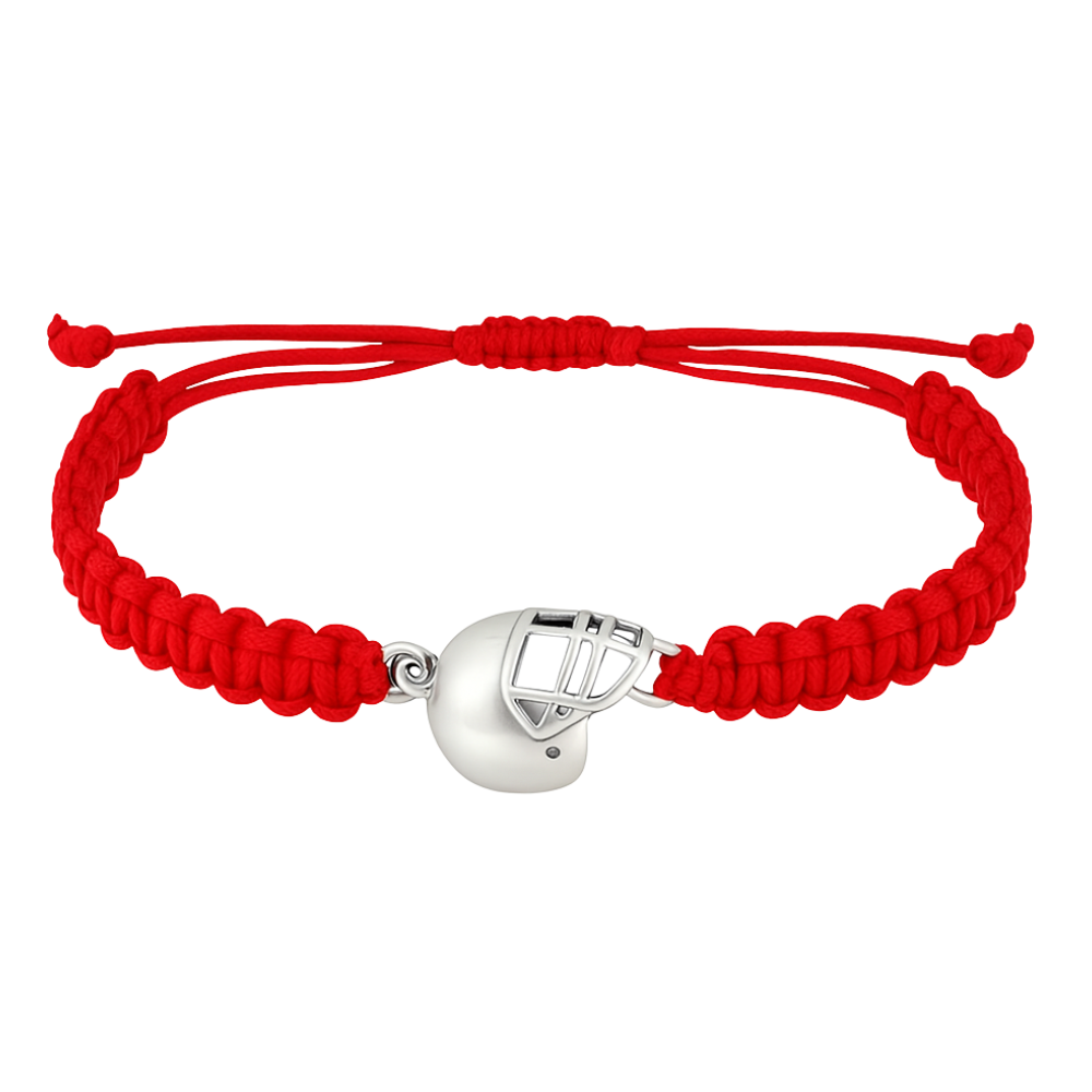 Football Helmet Rope Bracelet - Pick Color