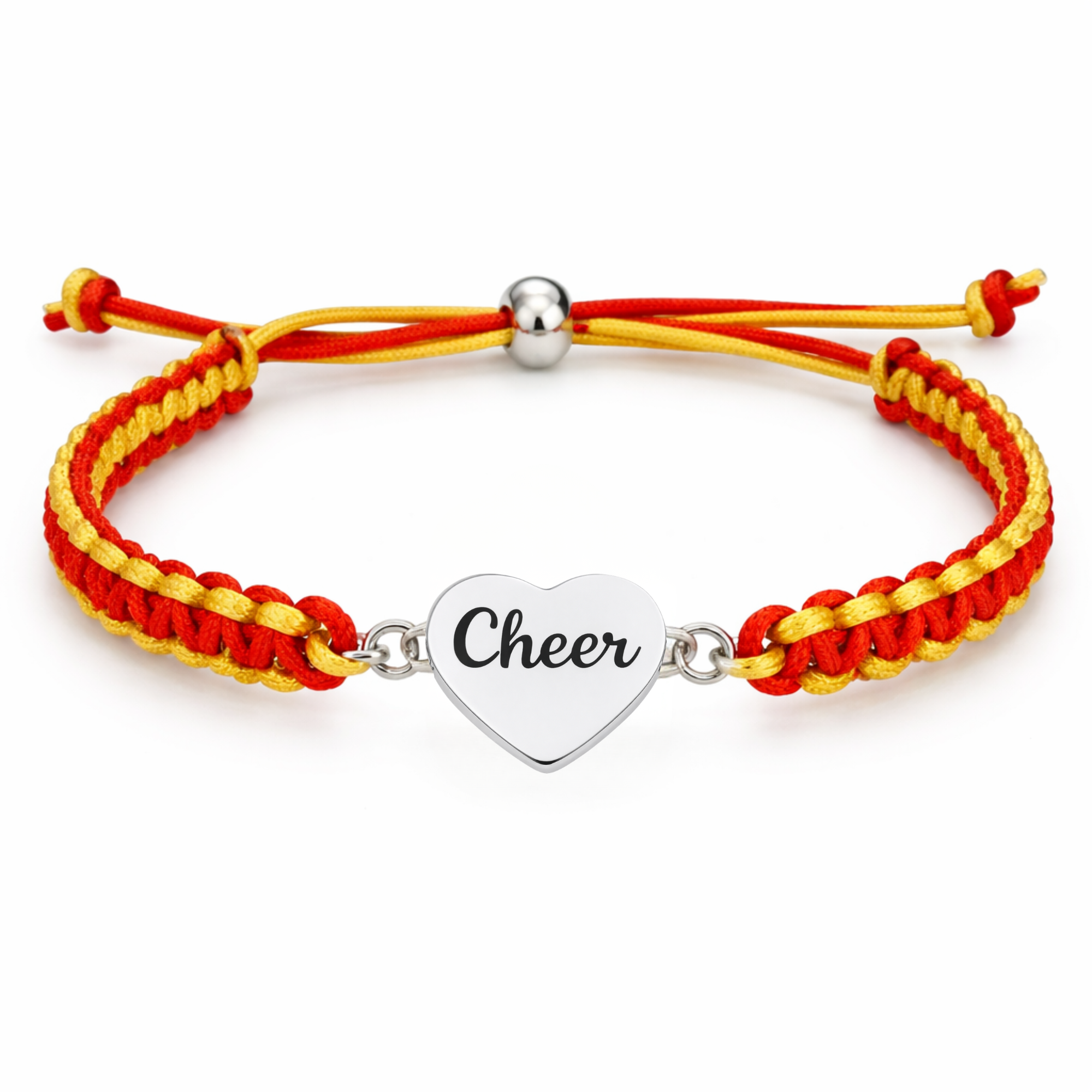 Cheer Multi Colored Rope Bracelet - Pick Colors