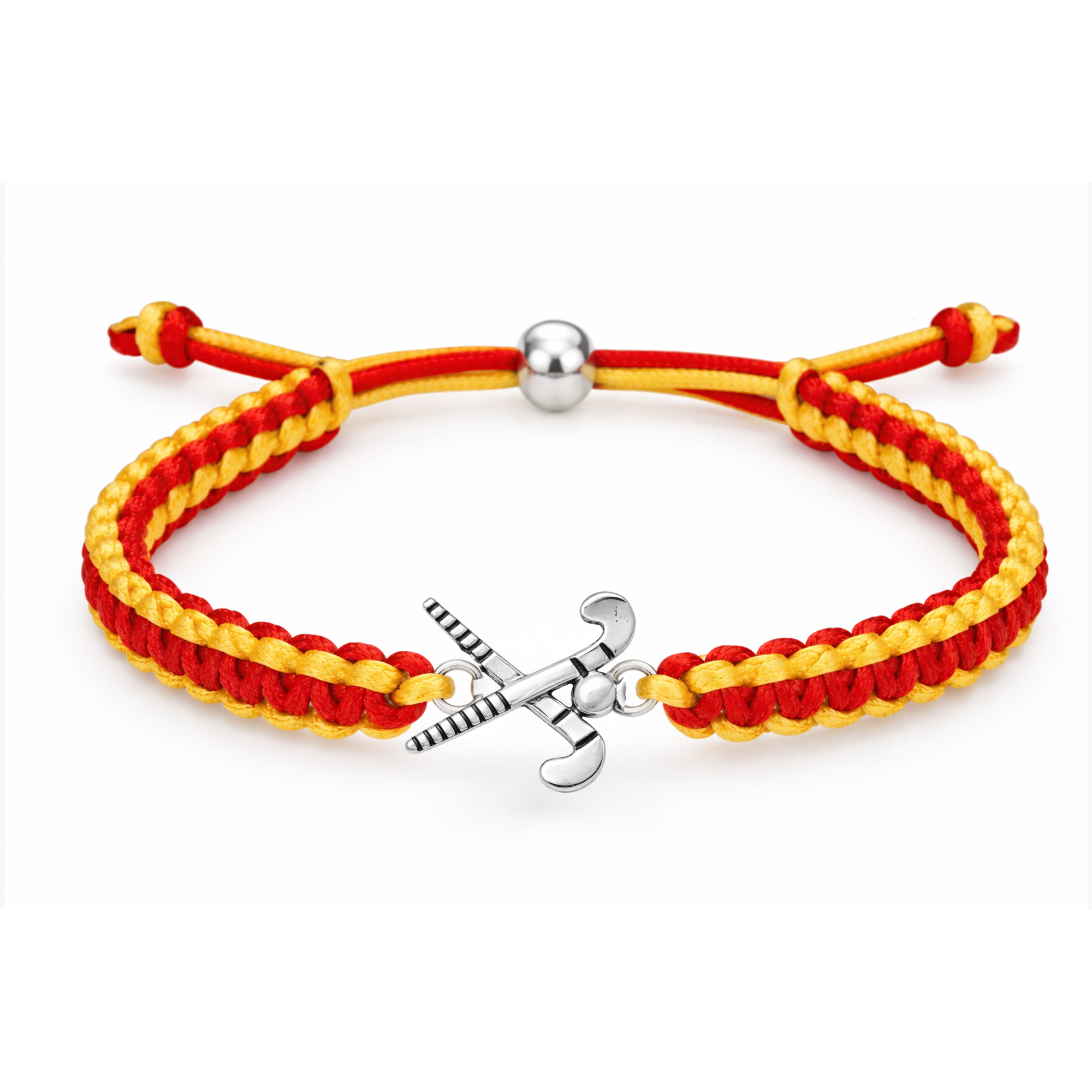 Field Hockey Multi Colored Rope Bracelet - Pick Colors