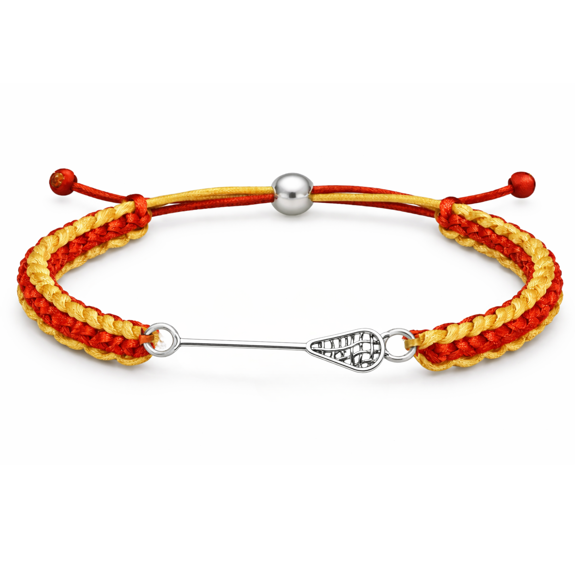 Lacrosse Multi Color Adjustable Rope Bracelet