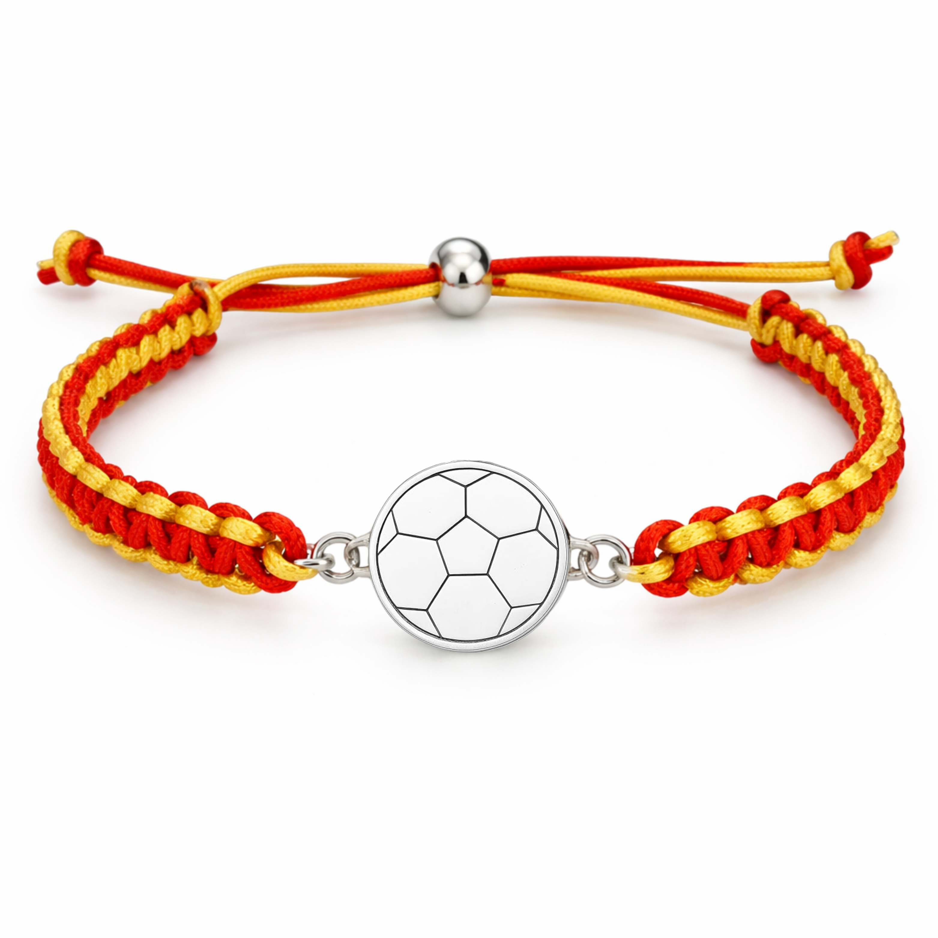 Multi Colored Soccer Bracelet - Pick Colors & Charms