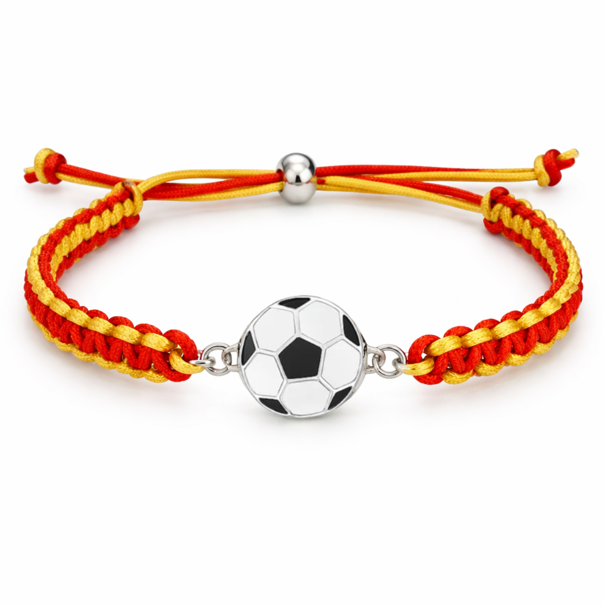 Multi Colored Soccer Bracelet - Pick Colors & Charms