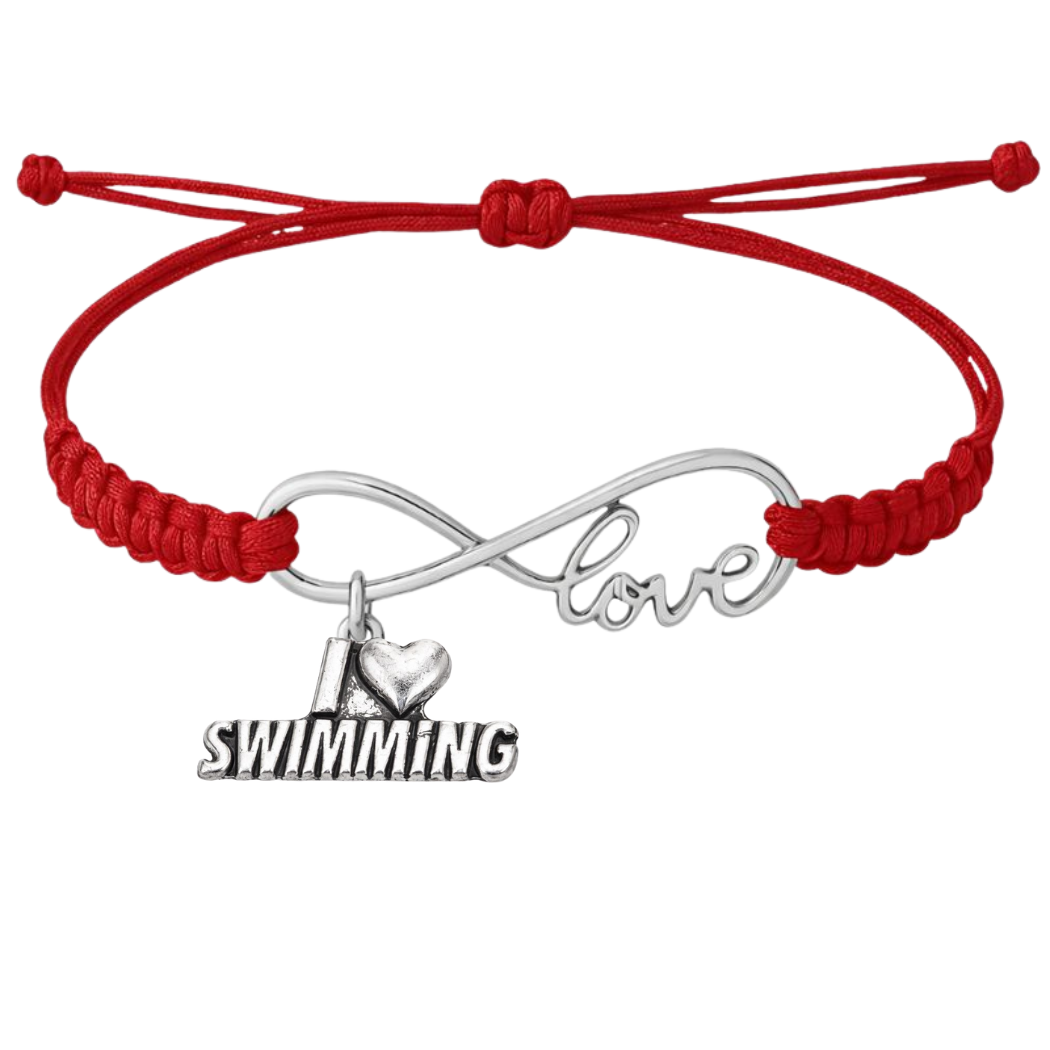 Swimming Adjustable Rope Bracelet - Pick Charm